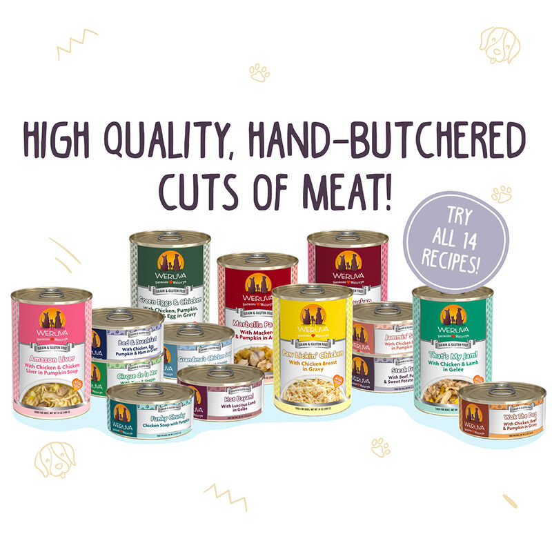 Weruva, Can, Adult - Steak Frites - Shreds - Wet Dog Food image number null